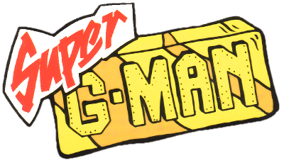 Super G-man logo for Commodore 64